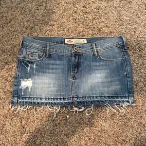 Vintage Hollister mini jean skirt size 5